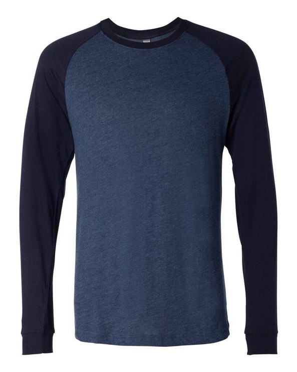 Bella+Canvas 3000 - Long Sleeve Baseball Jersey T-Shirt