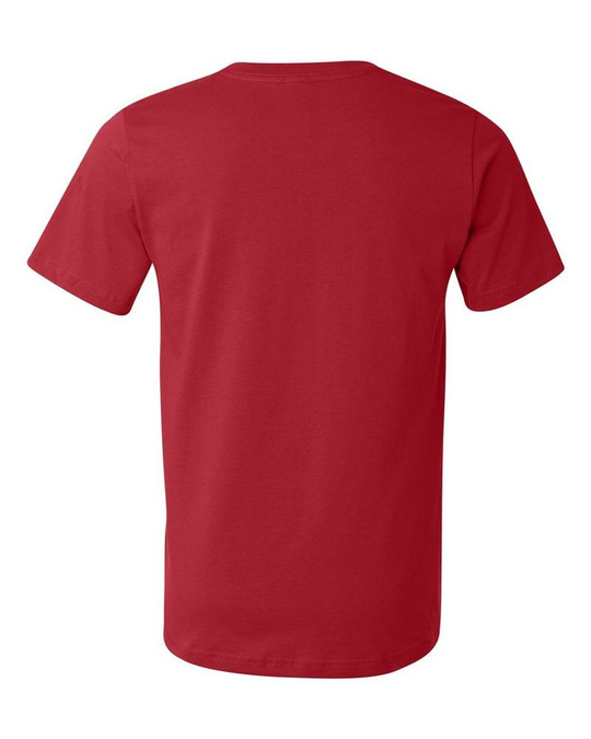 Bella+Canvas 3001USA - Remera unisex de manga corta con cuello redondo hecho en Usa