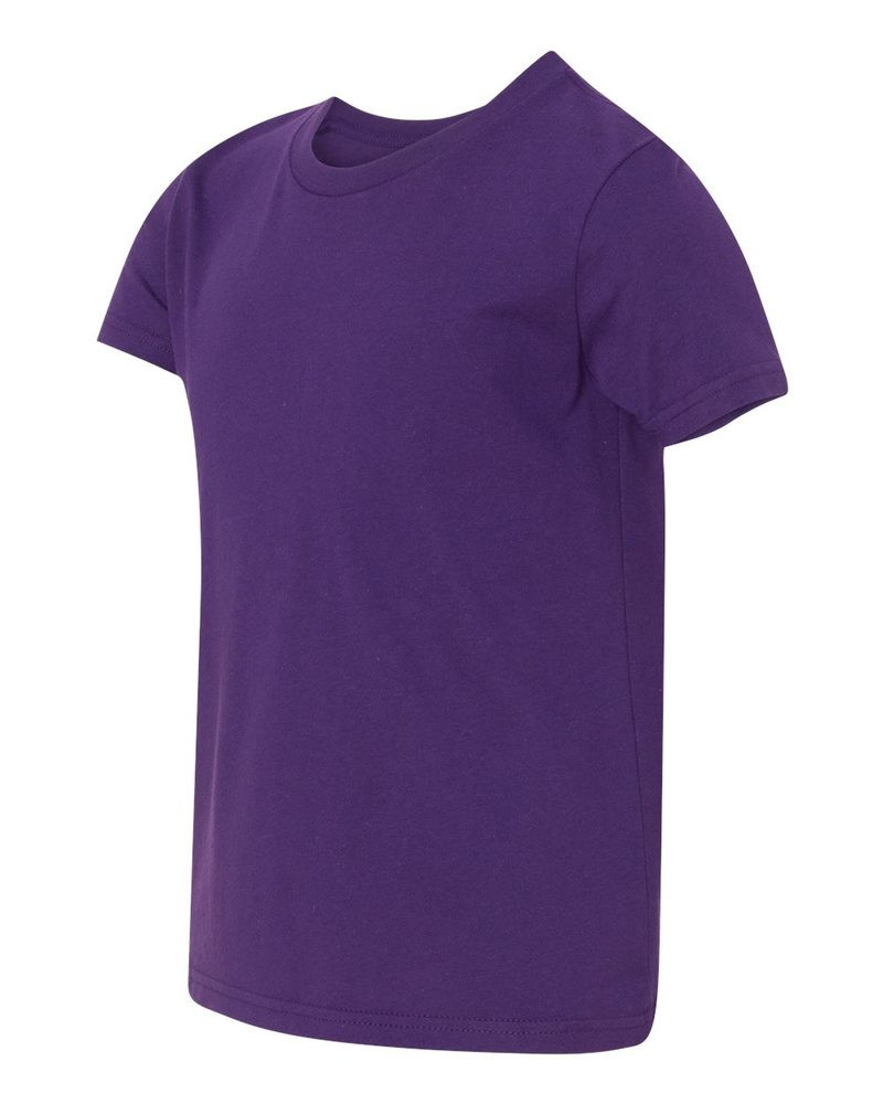 Bella+Canvas 3001Y - Remera para niños manga corta de cuello redondo Jersey