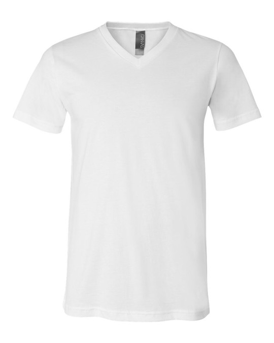 Bella+Canvas 3005 - Remera Unisex jersey con cuello en V de manga corta