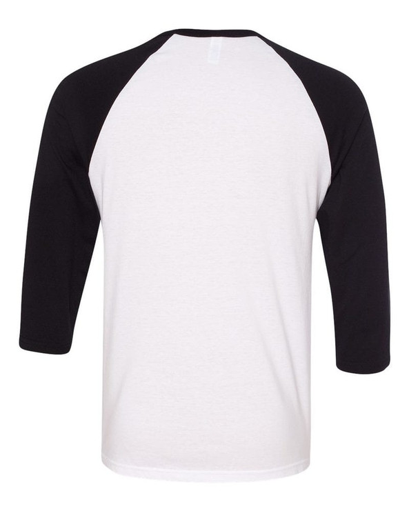 Bella+Canvas 3200 - Remera unisex báisbol Raglan manga 3/4 