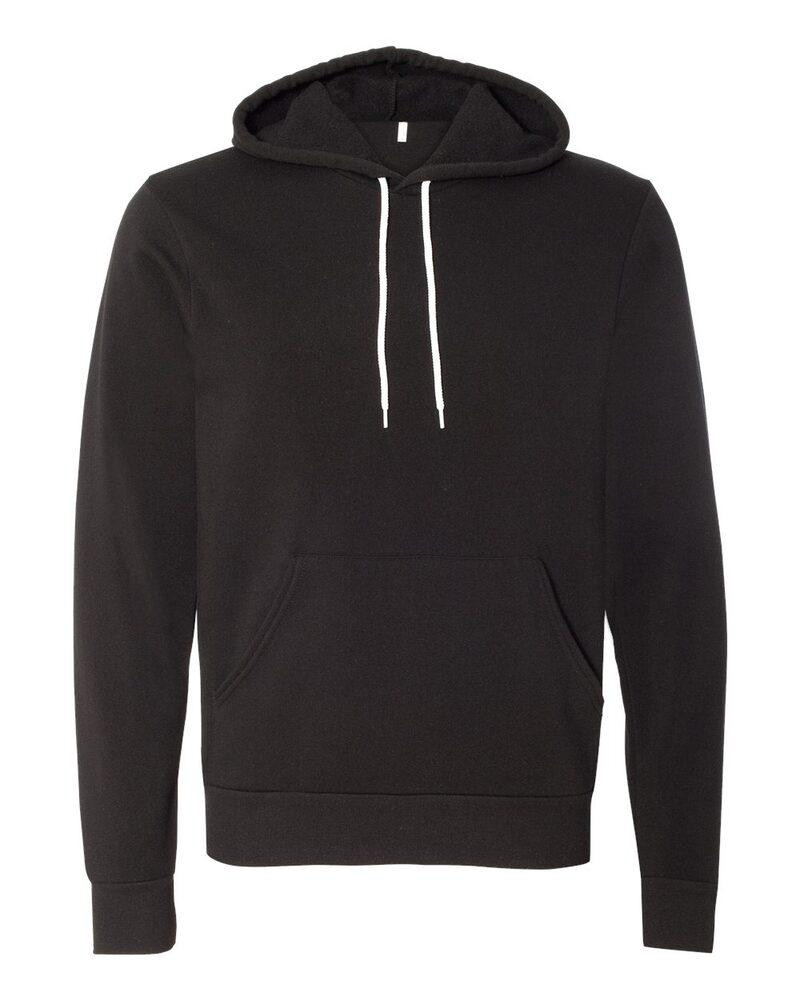 Bella+Canvas 3719 - Unisex Poly/Cotton Hooded Pullover Sweatshirt
