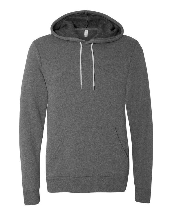 Bella+Canvas 3719 - Unisex Poly/Cotton Hooded Pullover Sweatshirt