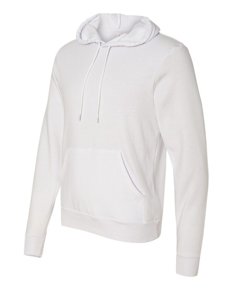 Bella+Canvas 3719 - Unisex Poly/Cotton Hooded Pullover Sweatshirt