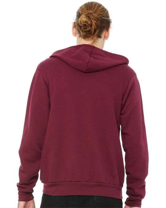 Bella+Canvas 3739 - Buzo unisex con cierre y capucha