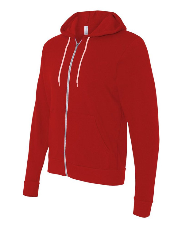 Bella+Canvas 3739 - Buzo unisex con cierre y capucha