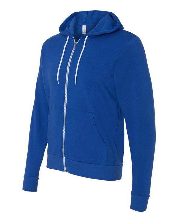 Bella+Canvas 3739 - Unisex Full-Zip Hooded Sweatshirt