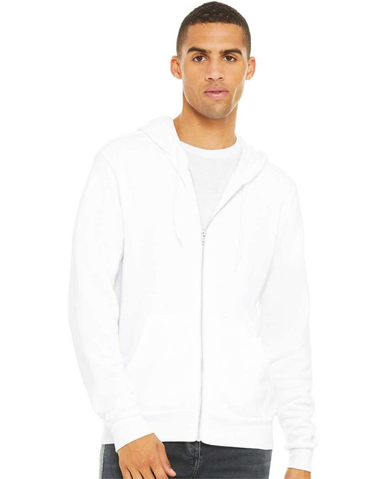Bella+Canvas 3739 - Buzo unisex con cierre y capucha