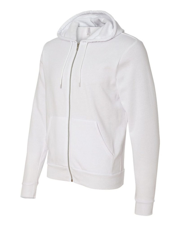Bella+Canvas 3739 - Buzo unisex con cierre y capucha
