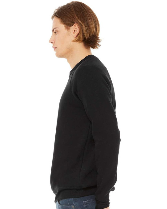 Bella+Canvas 3901 - Sudadera Unisex de Cuello Redondo de Felpa Esponjosa