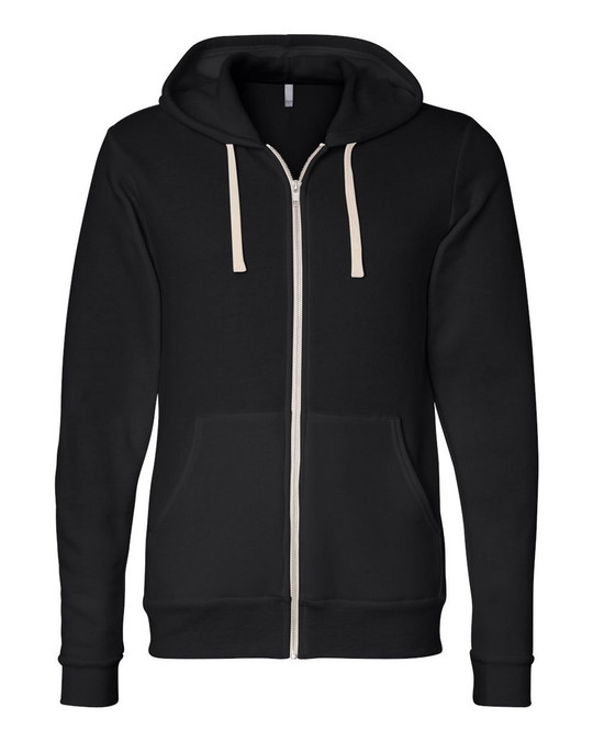 Bella+Canvas 3909 - Sudadera con cremallera completa unisex triblend