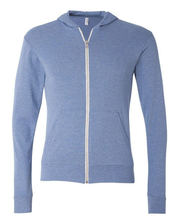 Bella+Canvas 3939 - Buzo unisex triblend cierre completo