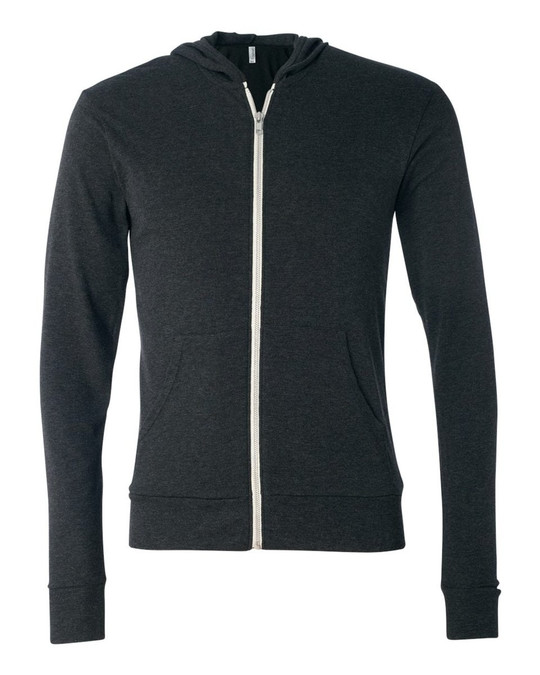 Bella+Canvas 3939 - Buzo unisex triblend cierre completo
