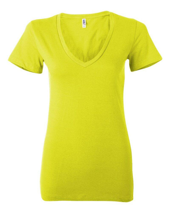 Bella+Canvas 6035 - Remera Jersey con escote en V profundo