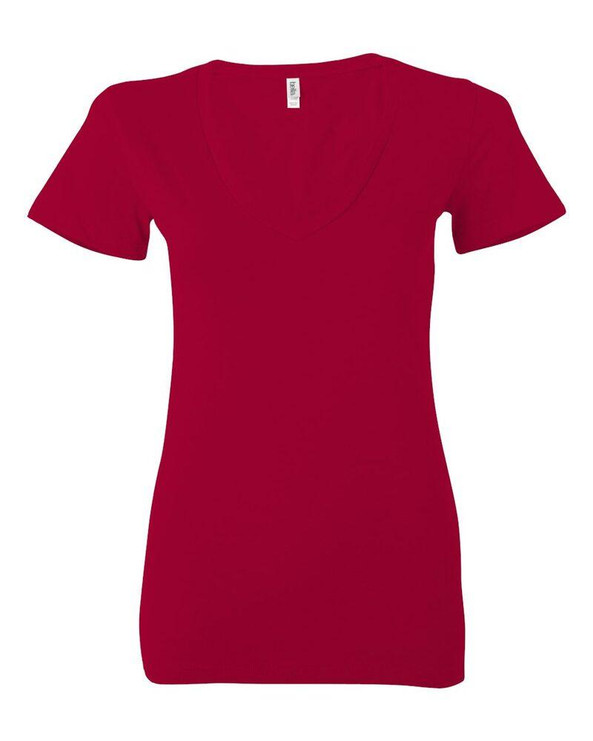 Bella+Canvas 6035 - Deep V-Neck Jersey T-Shirt