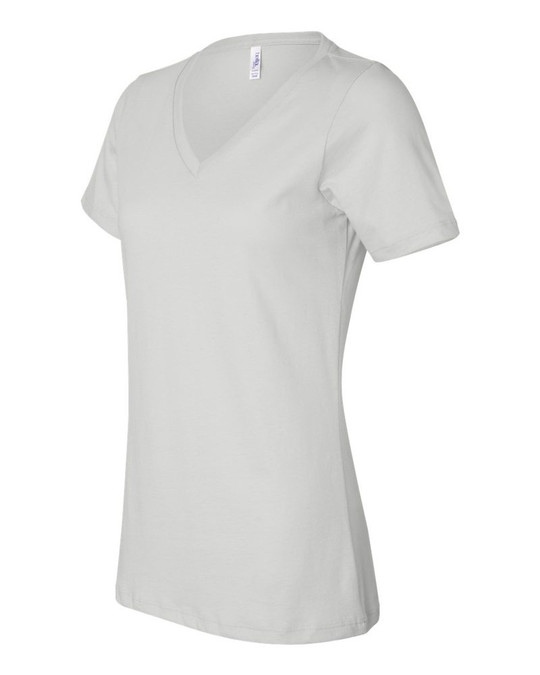 Bella+Canvas 6405 - T-shirt décontracté à manches courtes en jersey à col en V