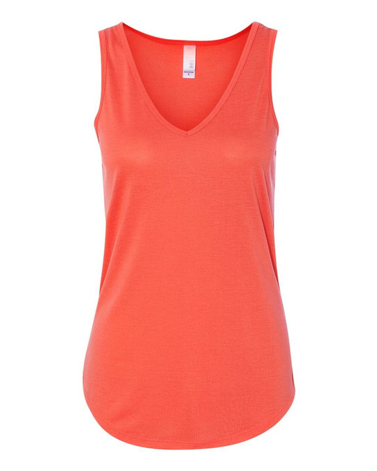 Bella+Canvas 8805 - Camiseta sin mangas con cuello en V fluido