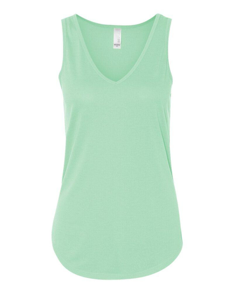 Bella+Canvas 8805 - Camiseta sin mangas con cuello en V fluido