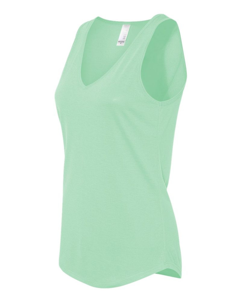 Bella+Canvas 8805 - Camiseta sin mangas con cuello en V fluido