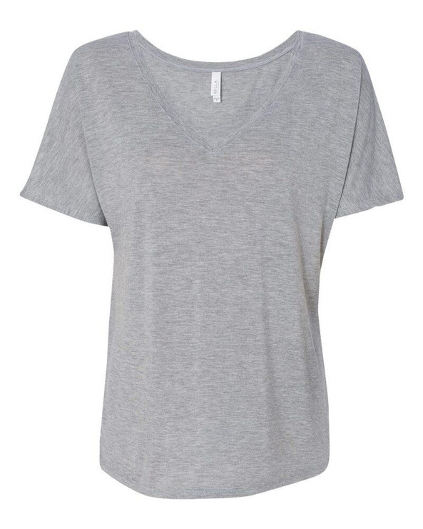 Bella+Canvas 8815 - Remera suelta con cuello en V y manga corta 