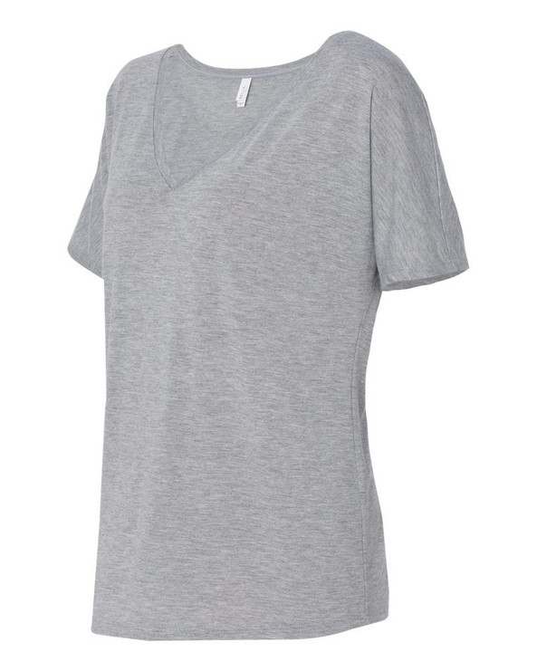 Bella+Canvas 8815 - Remera suelta con cuello en V y manga corta 