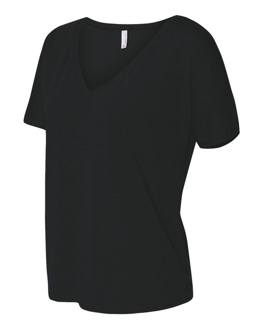 Bella+Canvas 8815 - Ladies' Flowy V-Neck Drop-Sleeve Tee
