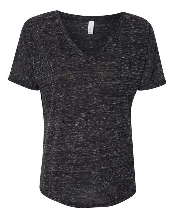 Bella+Canvas 8815 - Remera suelta con cuello en V y manga corta 