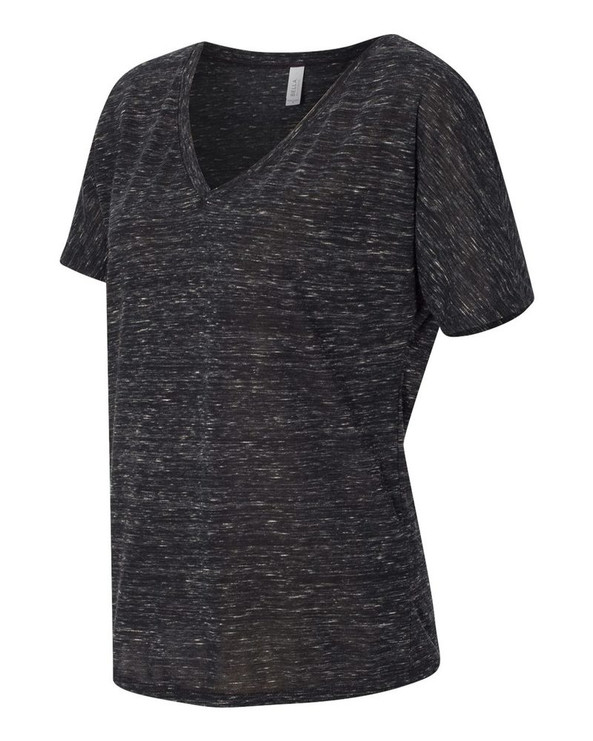 Bella+Canvas 8815 - Remera suelta con cuello en V y manga corta 