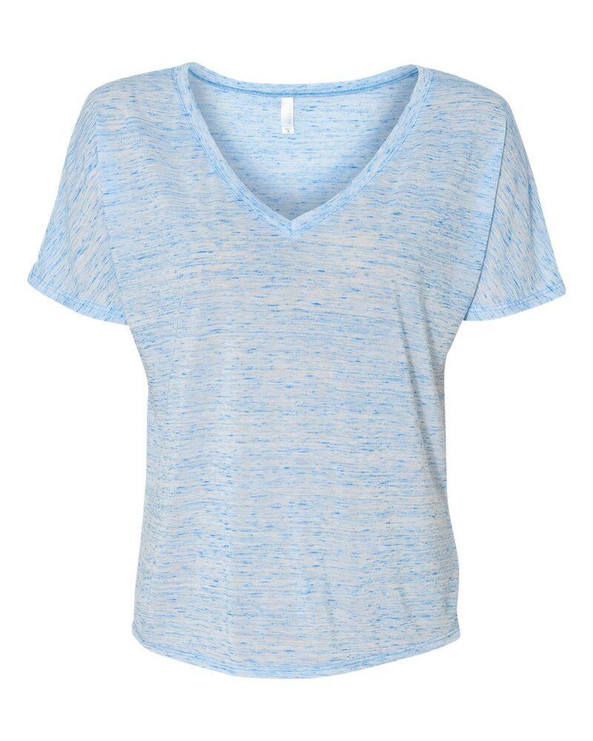 Bella+Canvas 8815 - Ladies' Flowy V-Neck Drop-Sleeve Tee