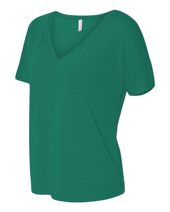 Bella+Canvas 8815 - Remera suelta con cuello en V y manga corta 