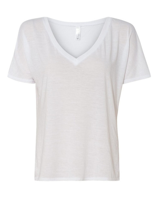 Bella+Canvas 8815 - Remera suelta con cuello en V y manga corta