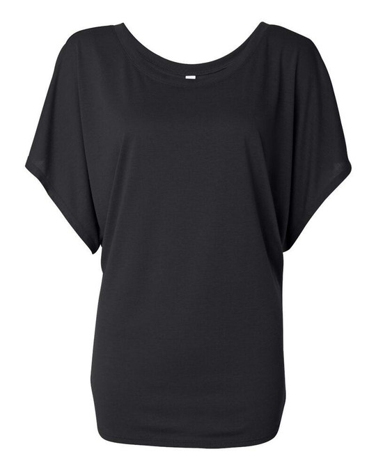 Bella+Canvas 8821 - Ladies' Flowy Draped Sleeve Dolman T-Shirt