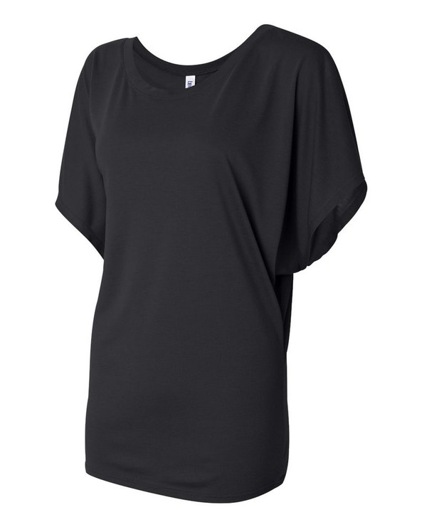 Bella+Canvas 8821 - Ladies' Flowy Draped Sleeve Dolman T-Shirt