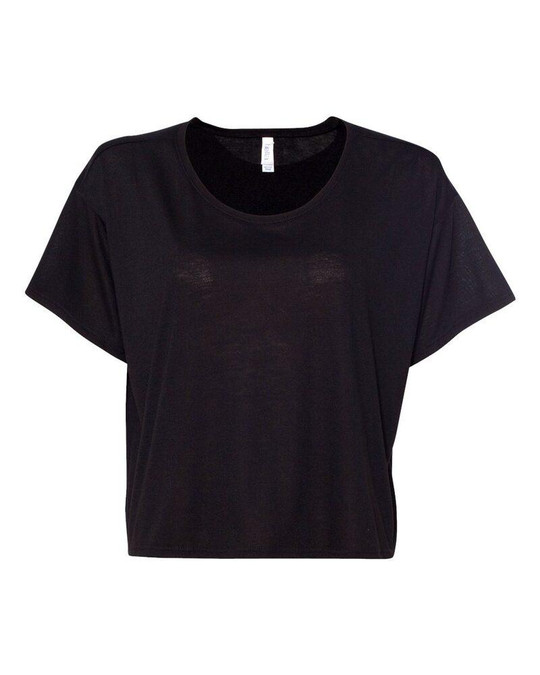 Bella+Canvas 8881 - Ladies' Flowy Boxy Cropped Crewneck T-Shirt