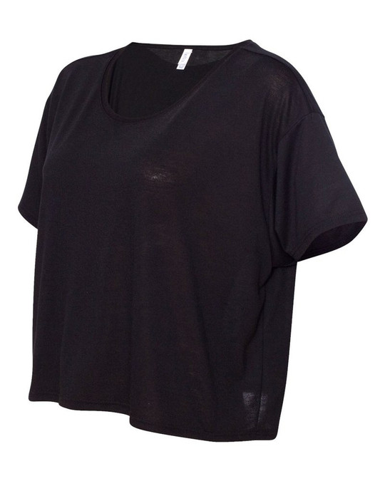Bella+Canvas 8881 - Ladies' Flowy Boxy Cropped Crewneck T-Shirt