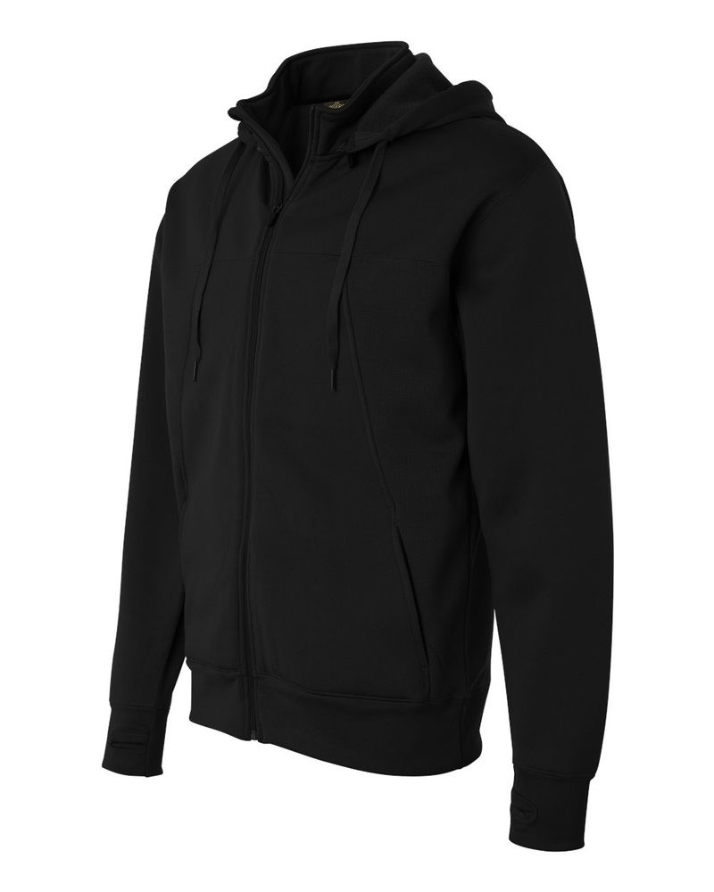 Independent Trading Co. EXP80PTZ - Sudadera con capucha y cremallera completa Poly-Tech