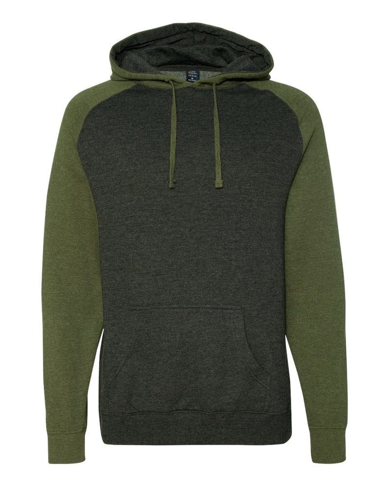 Independent Trading Co. IND40RP - Raglan Hooded Pullover