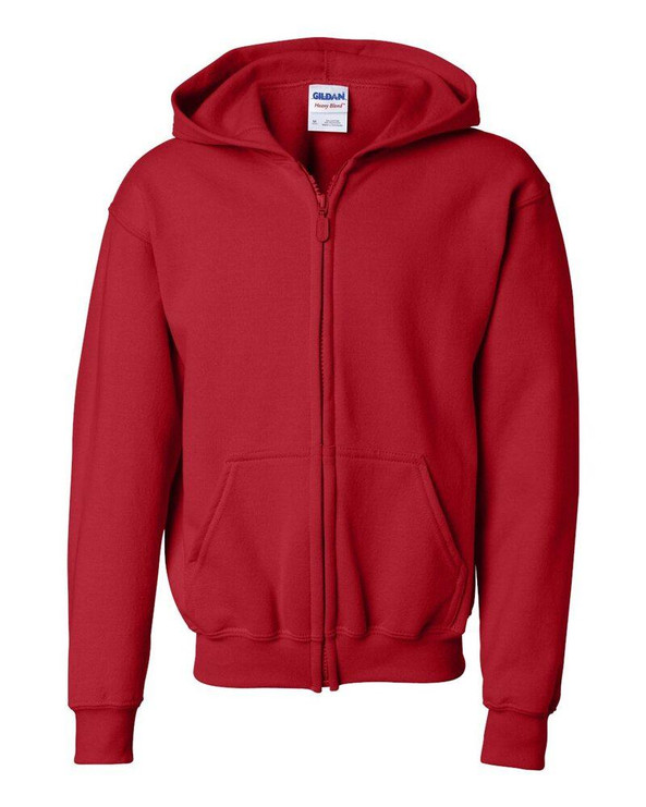 Gildan 18600B - Heavy Blend™ Youth Full-Zip Hooded Sweatshirt