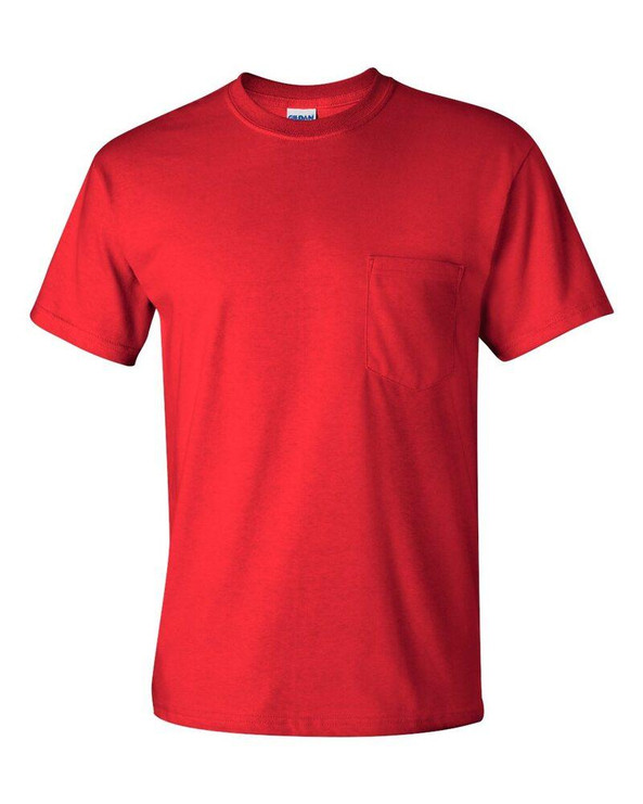 Gildan 2300 - Venta al por mayor de remera Ultra Cotton con bolsilllo