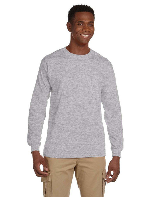 Gildan 2410 - T-shirt à manches longues Ultra Cotton™ avec une poche