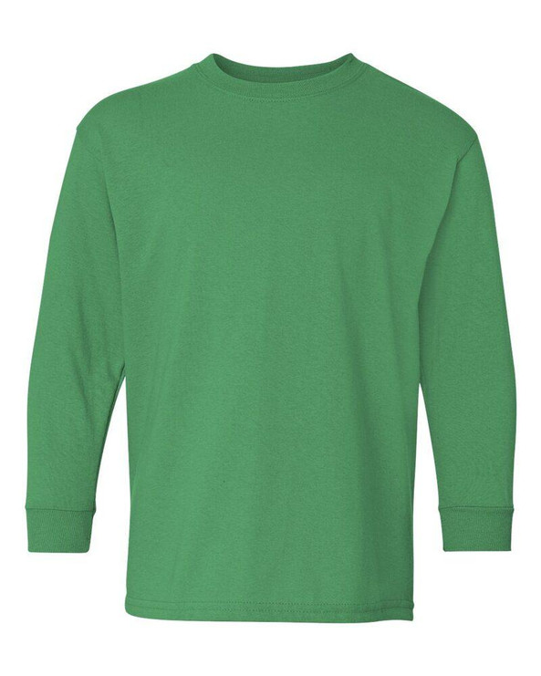 Gildan 5400B - Remera manga larga Heavy Cotton para jóvenes 