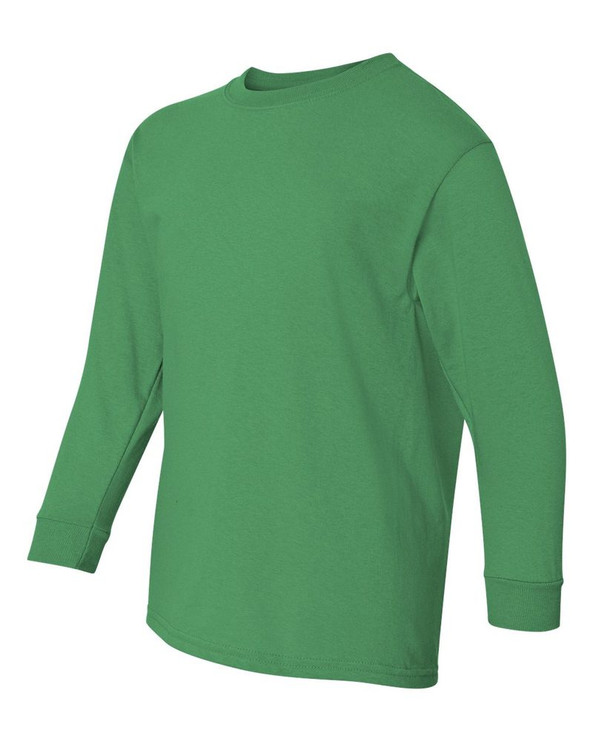 Gildan 5400B - Remera manga larga Heavy Cotton para jóvenes 