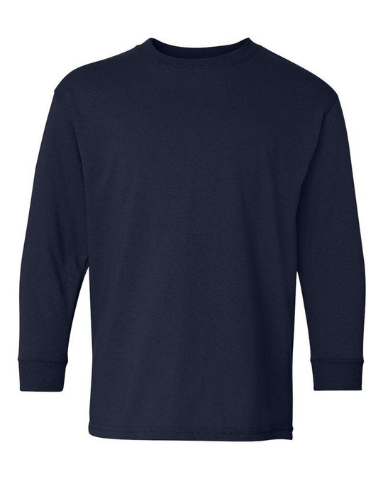 Gildan 5400B - T-shirt à manches longues en coton épais pour jeunes