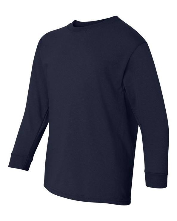 Gildan 5400B - T-shirt à manches longues en coton épais pour jeunes