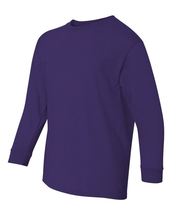 Gildan 5400B - Remera manga larga Heavy Cotton para jóvenes 
