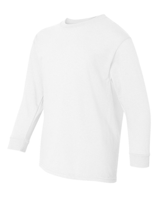 Gildan 5400B - T-shirt à manches longues en coton épais pour jeunes