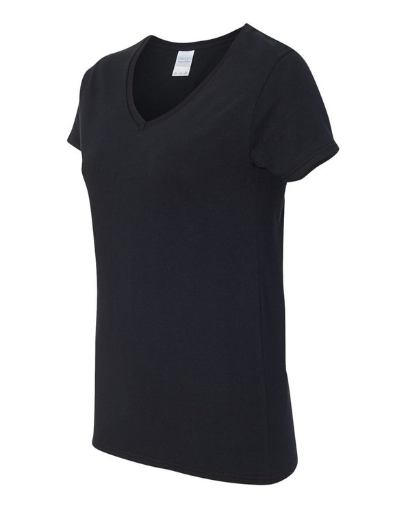 Gildan 5V00L - Ladies' Heavy Cotton V-Neck T-Shirt with Tearaway Label