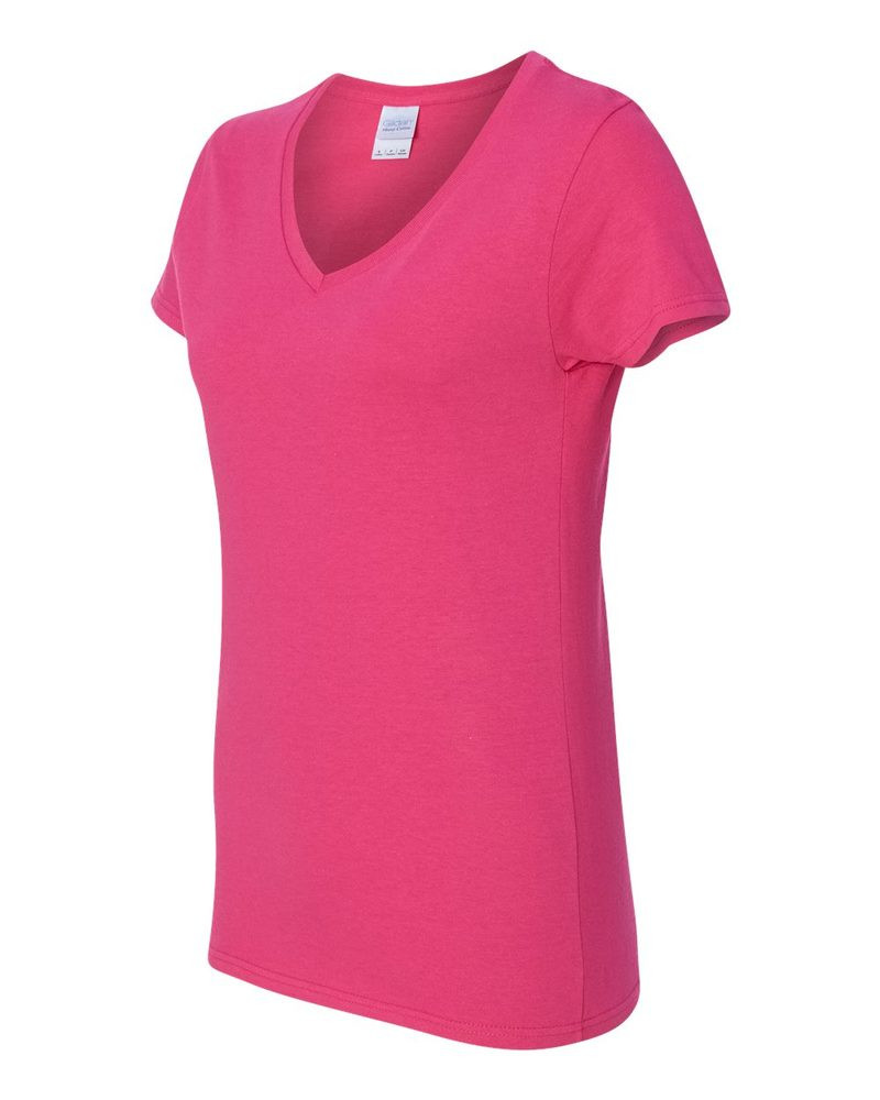 Gildan 5V00L - Ladies' Heavy Cotton V-Neck T-Shirt with Tearaway Label