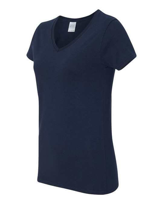 Gildan 5V00L - Ladies' Heavy Cotton V-Neck T-Shirt with Tearaway Label