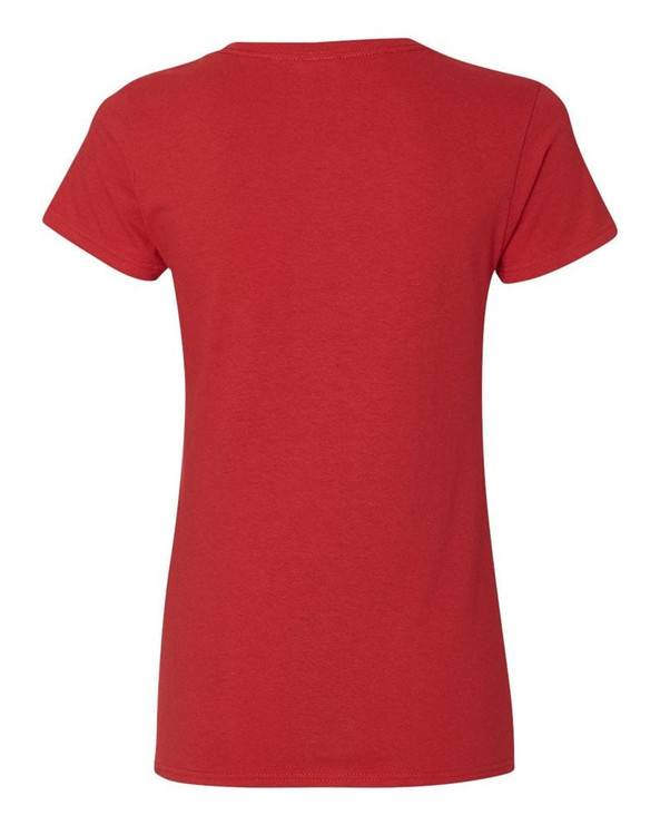 Gildan 5V00L - Ladies' Heavy Cotton V-Neck T-Shirt with Tearaway Label